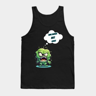 Anti Woke Cancel Culture - Funny Cartoon Tank Top